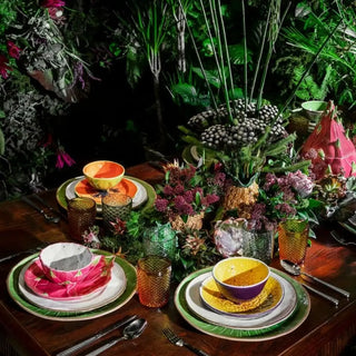 Bordallo Pinheiro Tropical Fruits dessert plate - Buy now on ShopDecor - Discover the best products by BORDALLO PINHEIRO design