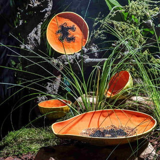 Bordallo Pinheiro Tropical Fruits dessert plate - Buy now on ShopDecor - Discover the best products by BORDALLO PINHEIRO design