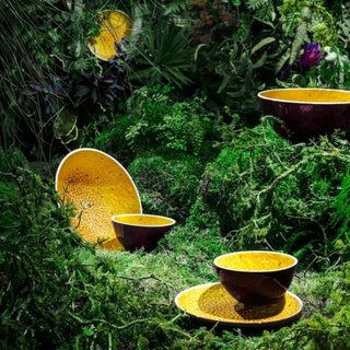 Bordallo Pinheiro Tropical Fruits dessert plate - Buy now on ShopDecor - Discover the best products by BORDALLO PINHEIRO design