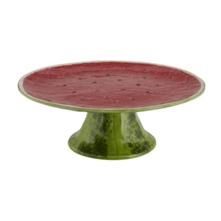 Bordallo Pinheiro Watermelon cake stand 32.5 cm. - 12.8 in. - Buy now on ShopDecor - Discover the best products by BORDALLO PINHEIRO design