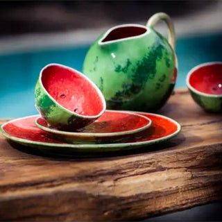 Bordallo Pinheiro Watermelon plate - Buy now on ShopDecor - Discover the best products by BORDALLO PINHEIRO design