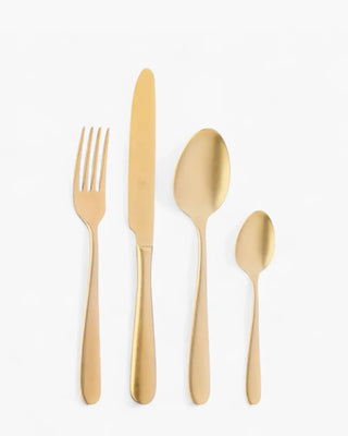 Broggi City 24-piece cutlery set PVD Gold - Buy now on ShopDecor - Discover the best products by BROGGI design