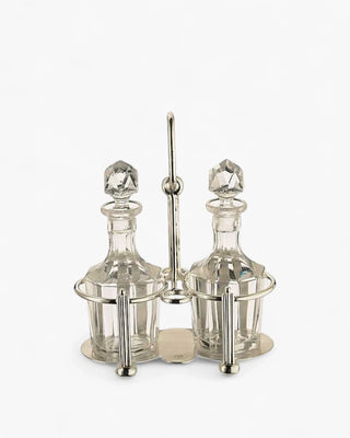 Broggi Classica oil cruet 2 places silver plated nickel - Buy now on ShopDecor - Discover the best products by BROGGI design