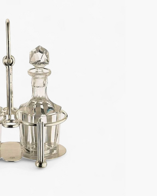 Broggi Classica oil cruet 2 places silver plated nickel - Buy now on ShopDecor - Discover the best products by BROGGI design
