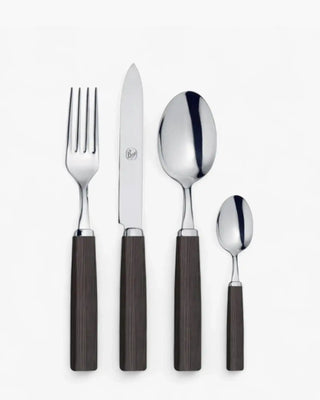 Broggi Dakar 24-piece cutlery set Wenge - Buy now on ShopDecor - Discover the best products by BROGGI design