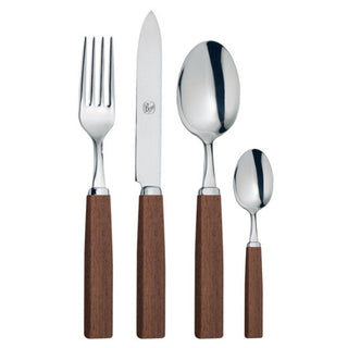 Broggi Dakar Acacia 24-piece cutlery set - Buy now on ShopDecor - Discover the best products by BROGGI design