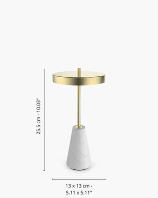 Broggi Decò table lamp with marble base - Buy now on ShopDecor - Discover the best products by BROGGI design
