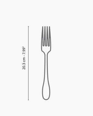 Broggi Gaia dessert fork polished steel - Buy now on ShopDecor - Discover the best products by BROGGI design