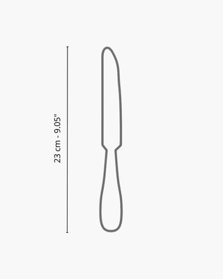 Broggi Gaia dessert knife polished steel - Buy now on ShopDecor - Discover the best products by BROGGI design