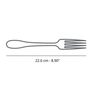Broggi Gaia table fork polished steel - Buy now on ShopDecor - Discover the best products by BROGGI design