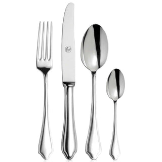 Broggi Liberty 24-piece cutlery set silver-plated nickel silver - Buy now on ShopDecor - Discover the best products by BROGGI design