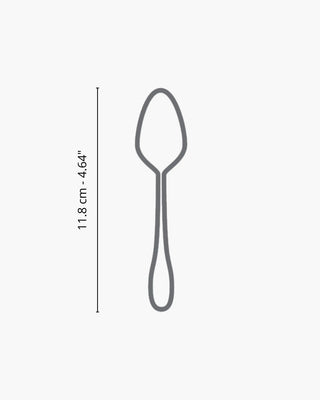 Broggi Medici Moka spoon polished steel - Buy now on ShopDecor - Discover the best products by BROGGI design