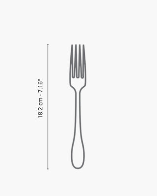 Broggi Metropolitan dessert fork stainless steel - Buy now on ShopDecor - Discover the best products by BROGGI design