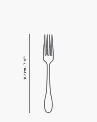 Broggi Metropolitan dessert fork stainless steel - Buy now on ShopDecor - Discover the best products by BROGGI design