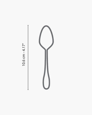 Broggi Metropolitan Moka spoon stainless steel - Buy now on ShopDecor - Discover the best products by BROGGI design