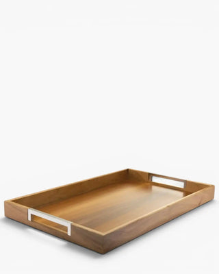 Broggi Pigreco wood Tray Walnut 60x39.5 cm - 23.62x155.5 In - Buy now on ShopDecor - Discover the best products by BROGGI design