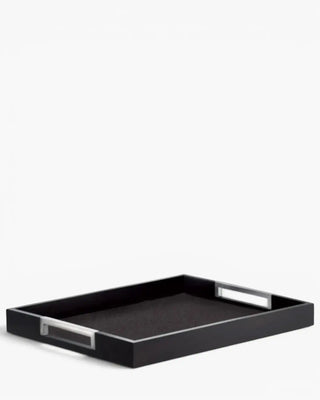 Broggi Pigreco wood Tray Matt black 60x39.5 cm - 23.62x155.5 In - Buy now on ShopDecor - Discover the best products by BROGGI design