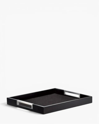 Broggi Pigreco wood Tray Matt black 39.5x39.5 cm - 155.5x155.5 In - Buy now on ShopDecor - Discover the best products by BROGGI design