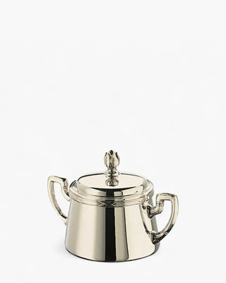Broggi Rubans sugar bowl silver plated nickel 250 gr - 8.82 oz - Buy now on ShopDecor - Discover the best products by BROGGI design