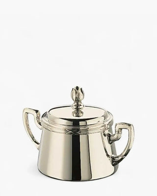 Broggi Rubans sugar bowl silver plated nickel 540 gr - 19.05 oz - Buy now on ShopDecor - Discover the best products by BROGGI design