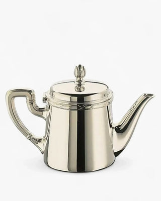Broggi Rubans teapot silver plated nickel 100 cl - 1.06 qt - Buy now on ShopDecor - Discover the best products by BROGGI design