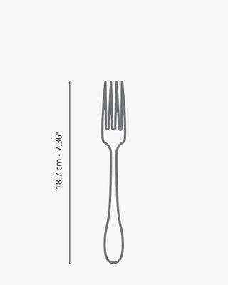 Broggi Stiletto dessert fork polished steel - Buy now on ShopDecor - Discover the best products by BROGGI design