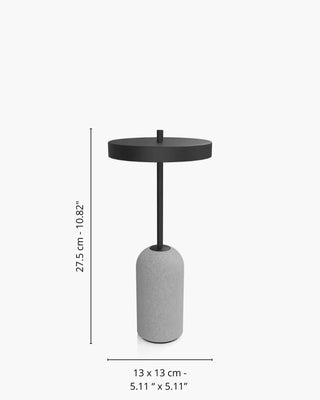 Broggi Venus table lamp with cement base - Buy now on ShopDecor - Discover the best products by BROGGI design