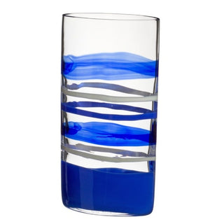 Carlo Moretti Arco 239 vase blue in Murano glass h 34 cm - Buy now on ShopDecor - Discover the best products by CARLO MORETTI design