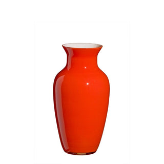 Carlo Moretti I Cinesi 1973 vase in Murano glass h 29 cm Carlo Moretti Orange albore - Buy now on ShopDecor - Discover the best products by CARLO MORETTI design
