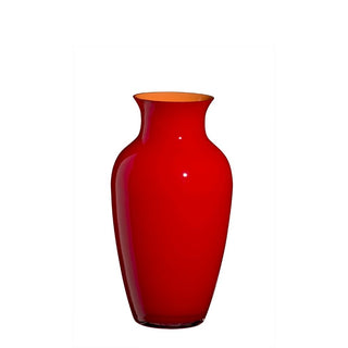 Carlo Moretti I Cinesi 1973 vase in Murano glass h 29 cm Carlo Moretti Red aragosta - Buy now on ShopDecor - Discover the best products by CARLO MORETTI design