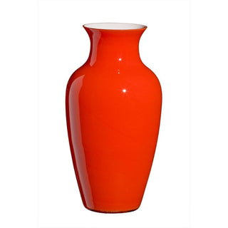 Carlo Moretti I Cinesi 1974 vase in Murano glass h 34 cm Carlo Moretti Orange albore - Buy now on ShopDecor - Discover the best products by CARLO MORETTI design