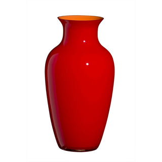 Carlo Moretti I Cinesi 1974 vase in Murano glass h 34 cm Carlo Moretti Red aragosta - Buy now on ShopDecor - Discover the best products by CARLO MORETTI design
