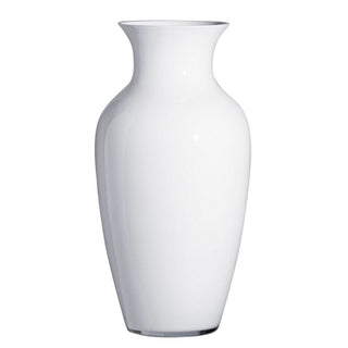 Carlo Moretti I Cinesi 1975 vase in Murano glass h 41 cm White - Buy now on ShopDecor - Discover the best products by CARLO MORETTI design