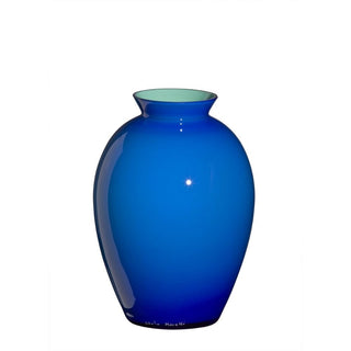 Carlo Moretti Lopas 975 vase in Murano glass h 21 cm Carlo Moretti Blue laguna - Buy now on ShopDecor - Discover the best products by CARLO MORETTI design