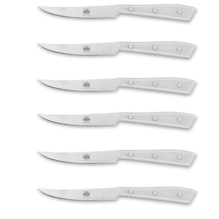 Coltellerie Berti Compendio set 6 table knives 8350 ice plexiglass - Buy now on ShopDecor - Discover the best products by COLTELLERIE BERTI 1895 design