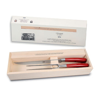 Coltellerie Berti Forgiati carving set 2645 whole red plexiglass - Buy now on ShopDecor - Discover the best products by COLTELLERIE BERTI 1895 design