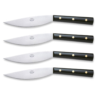 Coltellerie Berti Valdichiana set 4 steak knives 630 black - Buy now on ShopDecor - Discover the best products by COLTELLERIE BERTI 1895 design