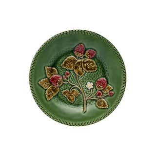 Bordallo Pinheiro Strawberry dinner plate - Buy now on ShopDecor - Discover the best products by BORDALLO PINHEIRO design
