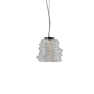 Karman Bibendum LED suspension lamp diam. 5.91 inch with glass lampshade 110 Volt - Buy now on ShopDecor - Discover the best products by KARMAN design