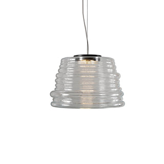 Karman Bibendum LED suspension lamp diam. 13.78 inch with glass lampshade 110 Volt - Buy now on ShopDecor - Discover the best products by KARMAN design