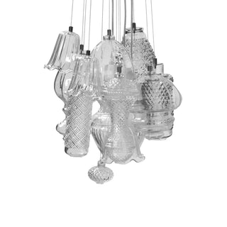 Karman Ceraunavolta suspension lamp composition 12 elements glass 110 Volt - Buy now on ShopDecor - Discover the best products by KARMAN design