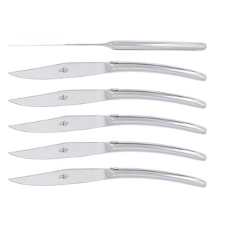 Forge de Laguiole Signature Christian Ghion table knives set with stainless steel handle - Buy now on ShopDecor - Discover the best products by FORGE DE LAGUIOLE design