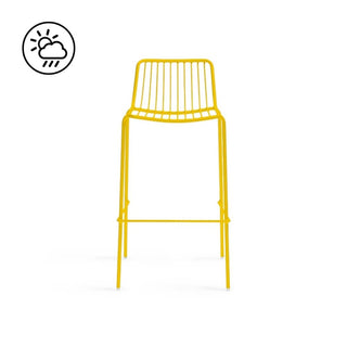 Pedrali Nolita 3658 garden stool with seat H.29 17/32 inch - Buy now on ShopDecor - Discover the best products by PEDRALI design