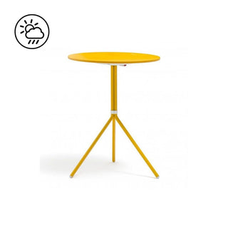 Pedrali Nolita 5453T garden table with tilting top diam.23 5/8 inch - Buy now on ShopDecor - Discover the best products by PEDRALI design