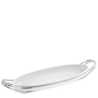 Sambonet New Living holder with fish dish 65 x 25 cm - Buy now on ShopDecor - Discover the best products by SAMBONET design
