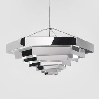 Danese Milano by Artemide Lampada Esagonale 82 suspension lamp Aluminium - Buy now on ShopDecor - Discover the best products by DANESE MILANO design