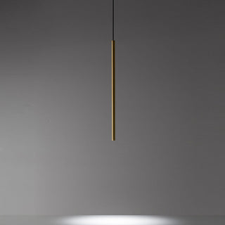 Davide Groppi Miss 1 suspension lamp Brushed Brass - Buy now on ShopDecor - Discover the best products by DAVIDE GROPPI design