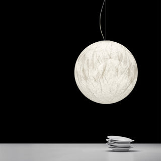 Davide Groppi Moon suspension lamp matt white 120 cm - 47.25 inch - Buy now on ShopDecor - Discover the best products by DAVIDE GROPPI design