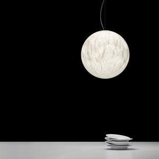 Davide Groppi Moon suspension lamp matt white 60 cm - 23.63 inch - Buy now on ShopDecor - Discover the best products by DAVIDE GROPPI design