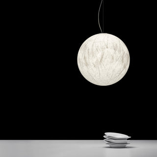 Davide Groppi Moon suspension lamp matt white 80 cm - 31.50 inch - Buy now on ShopDecor - Discover the best products by DAVIDE GROPPI design